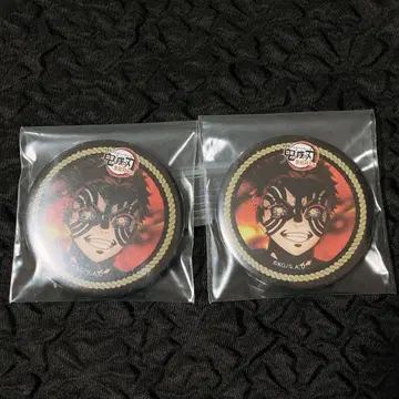 귀멸의 칼날 ufotable 아카자 44mm 랜덤 캔뱃지 2개 세트