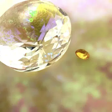 새상품급 시트린 목걸이