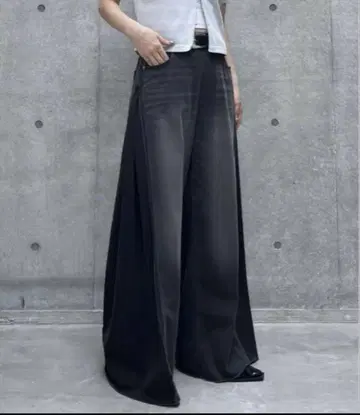 PAGEBOY 와이드 프리 컷 데님