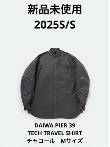 다이와 PIER 39 TECH TRAVEL SHIRT 차콜 M