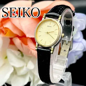 가동 손목시계 SEIKO 세이코 새 상품 벨트 오벌 골드 H29