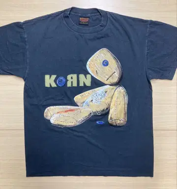 KORN XL 인형 패턴 티셔츠