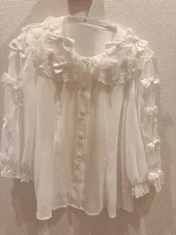 엔젤릭 프리티 푹신푹신 리본 블라우스 angelic pretty