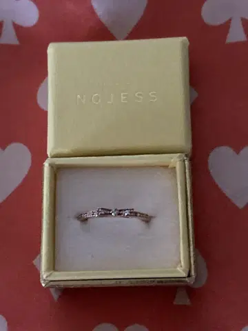 NOJESS K10PG 리본 다이얼링 0.02ct