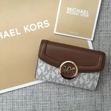 새상품 마이클코어스 MICHEAL KORS 바닐라 키케이스