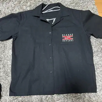 XLARGE 반팔 워크 셔츠 M 블랙