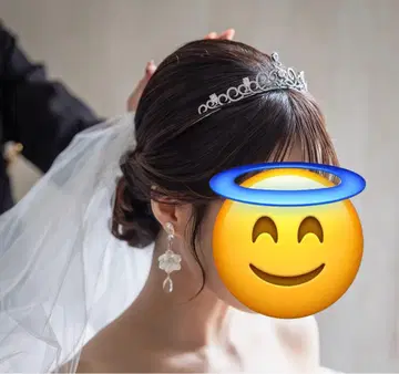 스텔라 브라이덜 웨딩 티아라 로맨틱 쉐이프 IV