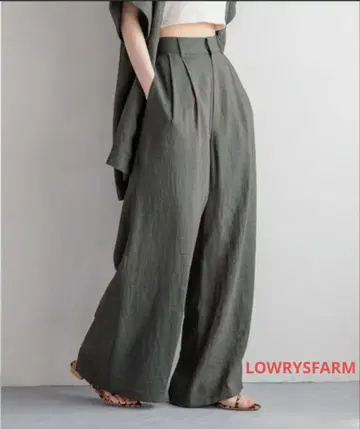 LOWRYSFARM 노르만 시어 와이드 팬츠 로리즈팜