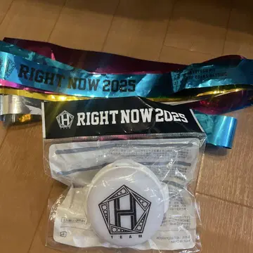 TEAM H 장근석 RIGHT NOW 2025 응원봉과 테이프