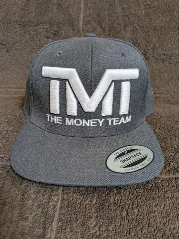 THE MONEY TEAM 스냅백 캡 그레이