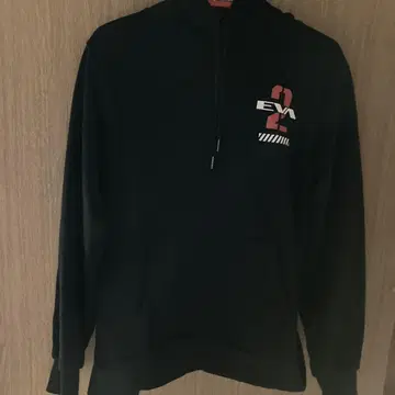 에반게리온 2호기 블랙 후드티