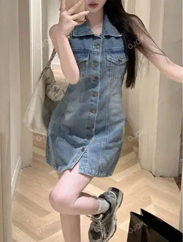 shein 데님 원피스 M