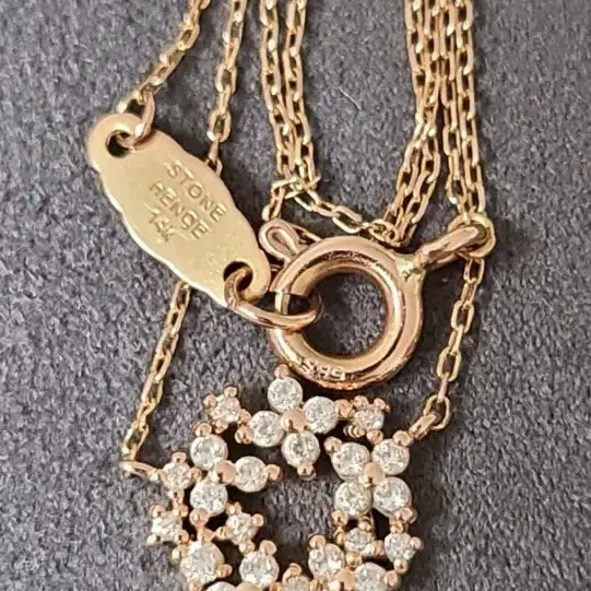 [STONE HENgE] 韓国☆14K Gold☆H0185 Necklace STONEHENGE | 스톤헨지 Stonehenge 14k Necklace on Bunjang