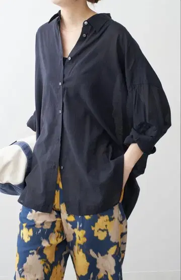 Spick & Span 시어 카슈쿨 셔츠