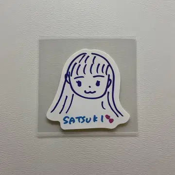 노기 카페 스가하라 사츠키 초상화 스티커