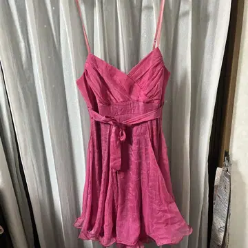 리나시멘토 RINASCIMENTO 핑크 슬립 드레스 허리 리본 포함
