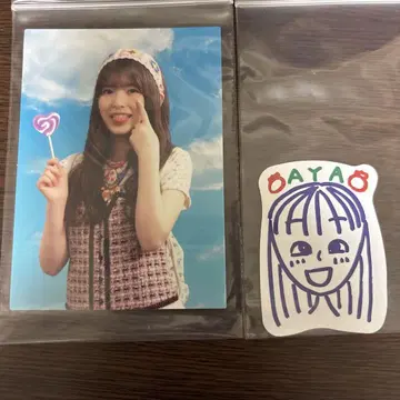 오가와 아야 트레이딩 카드 초상 스티커