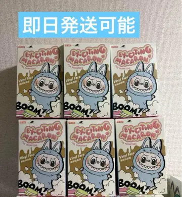 POPMART LABUBU 마카롱 봉제 인형 6개 세트