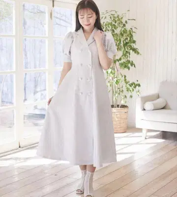 Areeam 아림 자카드 트렌치 원피스 택 포함