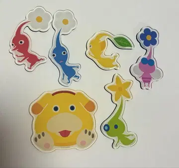 피크민 캐릭터 마그넷 식품 완구 6개 세트