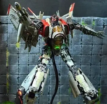 Thunder Warrior SX-01 합금 확대판 30cm 변형 로봇
