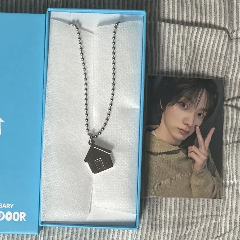 BOYNEXTDOOR リウ NECKLACE SILVER Kpop Idol BOYNEXTDOOR 1st Anniversary Necklaces SUNGHO RIWOO
