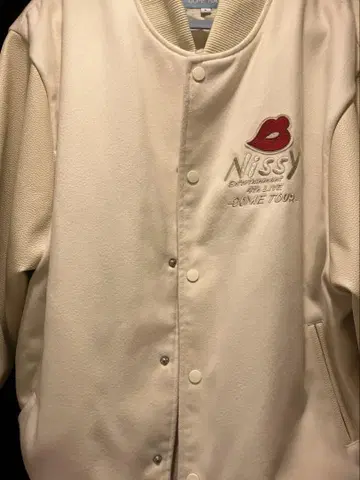 Nissy 4th LIVE 바시티 자켓 화이트