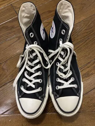 컨버스 CANVAS ALL STAR J OX HI 블랙 7.5