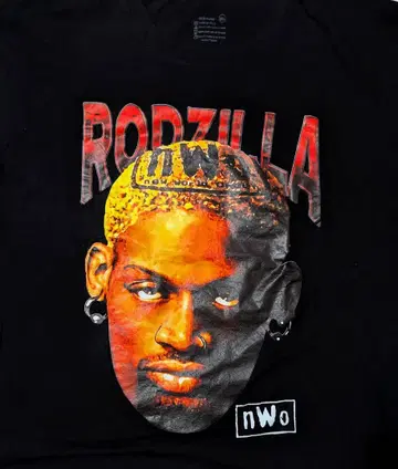 데니스 로드맨 RODZILLA nwo 티셔츠 2XL