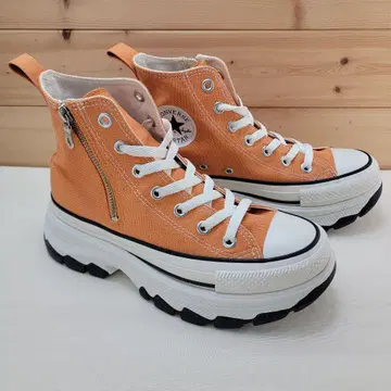 컨버스 트렉 웨이브 하이 지퍼 오렌지 24cm