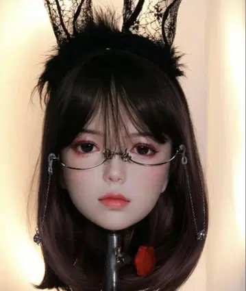 마네킹 헤드 등신대 리얼 인형 머리 모델 메이크업 연습용 20