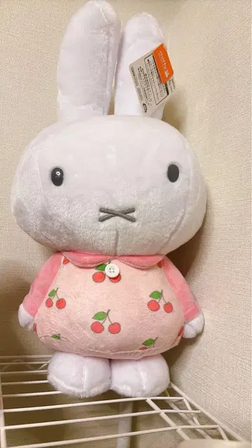 미피 봉제 인형 체리 패턴 약 50cm