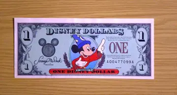 디즈니 달러 WDW 25주년 1달러 지폐
