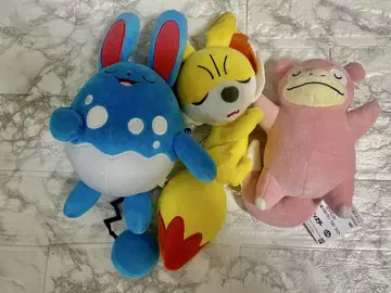 포켓몬 휴식 타임 봉제 인형 전종 세트 야돈 마릴리 포코