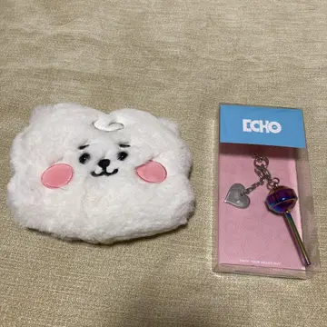 ECHO 레인보우 컬러 키링 & RJ 모프모프 파우치
