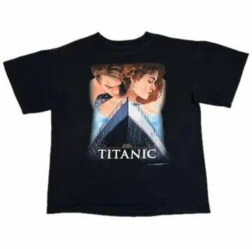 XL Titanic Promo Tee 타이타닉 블랙 티셔츠 무비 T
