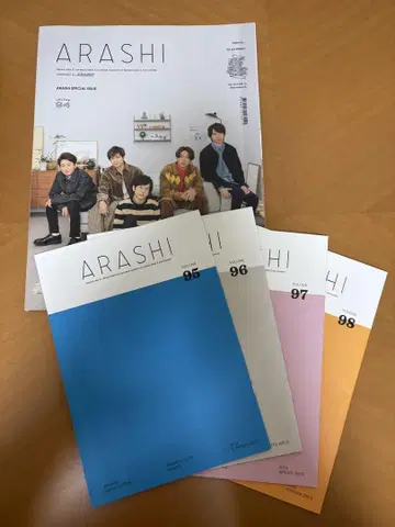 ARASHI 뉴스레터 94 95 96 97 98 5권 세트