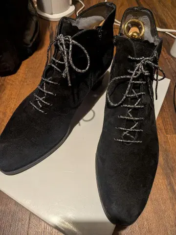 3 ALKA Vabeene 스웨이드 숏부츠 힐 24cm
