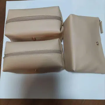 불가리 트래블 파우치 3개