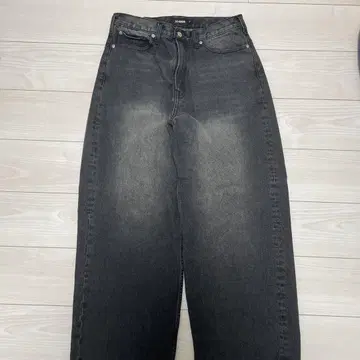 XLARGE 블랙 와이드 팬츠 32인치