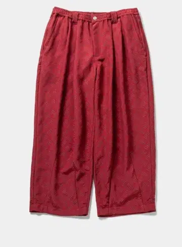 TIGHT BOOTH 타이트 부스 BAGGY SLACKS 팬츠 빨간색 M