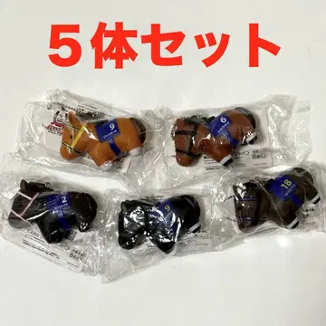 서러브레드 컬렉션 소프트 비닐 피규어 볼 체인 5종 다이토 한정판
