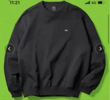 HUF FLEECE CREW 블랙 최저가