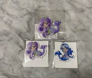 피치피치 피치 제비뽑기 도 카렌 노엘 아크릴 스탠드 아크링 키링