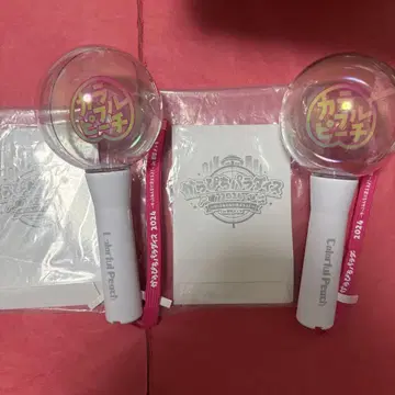 컬러풀 피치 카라피치 파라다이스 2024 응원봉 2개 세트