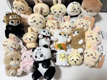치이카와 토끼 모프 샌드 미코 봉제 인형 마스코트 세트