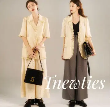 Tnewties 투엔티즈 초럭셔리 후르츠 선데이 셋업 프릴