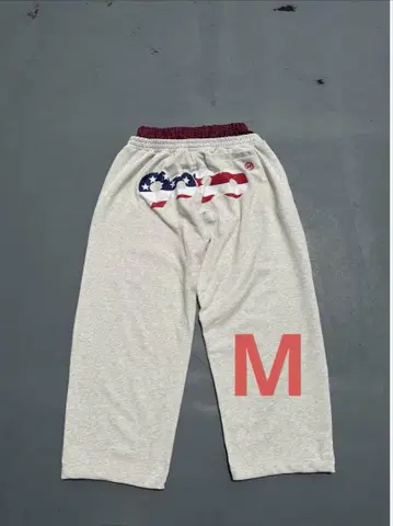 9090 90 Logo American Sweat Pants 화이트 M