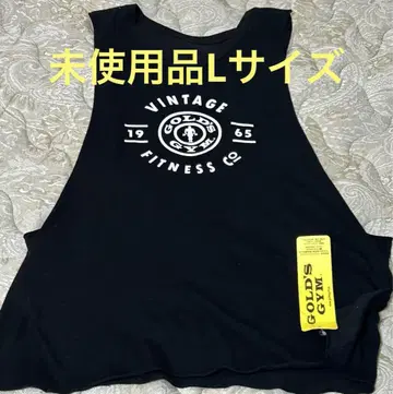 GOLD'S GYM 탱크탑 여성용 블랙 L 새상품