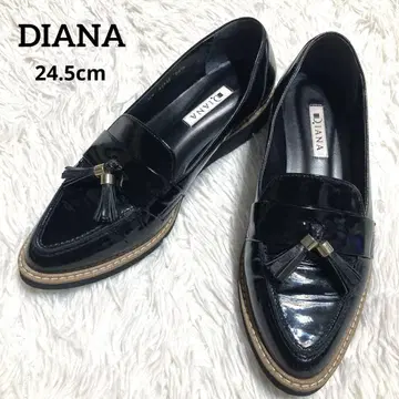 다이애나 DIANA 태슬 로퍼 블랙 24.5cm